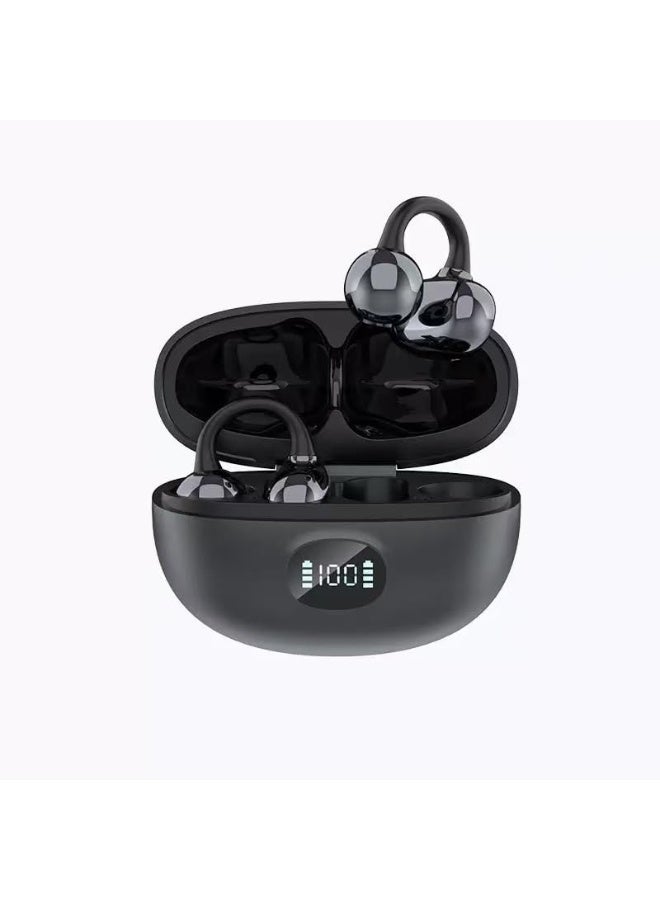 TAJ BAZAAR Ear Clip Earbuds Mini Open Ear Headphones Wireless Bluetooth Earphones for Sport Workout Driving Walking Running Compatible with iPhone Android - Image 1
